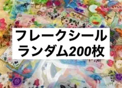 【⭐︎200】フレークシール ランダム 200枚