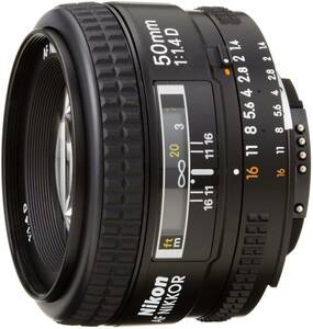 Nikon 単焦点レンズ Ai AF Nikkor 50mm F1.4D フルサイズ対応(中古品)