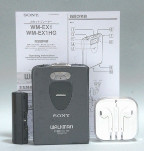 整備済み/完全動作◆ウォークマン誕生15周年記念モデル SONY WM-EX1＋アップル「EarPods」イヤホン