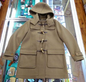 新品同様品 WOOLRICH/ウールリッチ Woolrich John Rich & Bros. ダッフルコート 1702182 ベージュ Lサイズ チェック 日本製