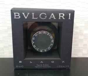 残量9割以上 ほぼ満量 BVLGARI ブルガリ BLACK ブラック 40ml オードトワレ EDT 香水 フレグランス 