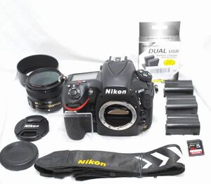 【新品級の超美品 1381ショット・豪華セット】Nikon ニコン D810 AF-S NIKKOR 50mm f/1.8 G