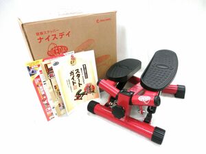 1000円スタート 健康ステッパー ShopJapan ショップジャパン NICEDAY ナイスデイ ND-1R レッド エクササイズ フィットネス 4 AA8002