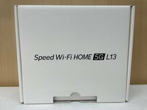 #2640 未使用 Speed Wi-Fi HOME 5G L13 ZTE Corporation ホワイト ホームルーター
