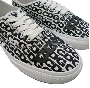 ■新品タグ付■23㎝■コムデギャルソンCDG限定 VANS（バンズ) VAULT AUTHENTIC スニーカー コムデギャルソン限定コラボ