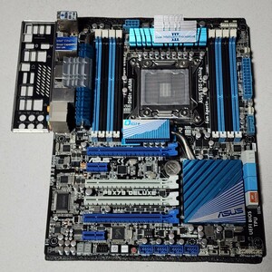 ASUS P9X79 DELUXE IOパネル付属 LGA2011 ATXマザーボード 最新Bios 動作確認済 PCパーツ