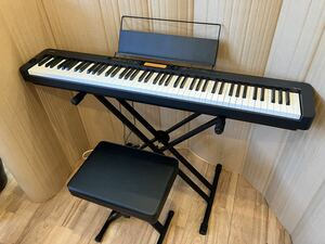 zs180◇ 049 美品 CASIO 電子ピアノ 音楽 キーボード 2022年 CDP-S300動作確認品 88鍵盤 鍵盤楽器 使用頻度少