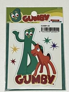 GUMBY/ステッカー/クレイアニメ/ガンビー&ポーキー/アメリカ