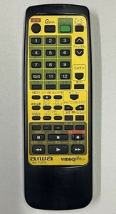 AIWA / アイワ ビデオデッキ用リモコン　RC-7VR16　中古品 全ボタン赤外線発光チェック済み