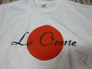 Japan T-shirt Rare ★ 希少 レ・オルメ Le Orme 2012年初来日 Tシャツ Metamorfosi Italian Progressive イタリアン・プログレ　伊