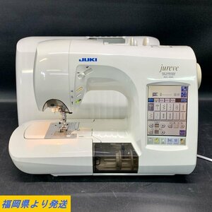 JUKI HZL-010N jureve ジューキ コンピューターミシン ジュレーブ 針部上下動作OK 動作/状態説明あり＊現状品【福岡】