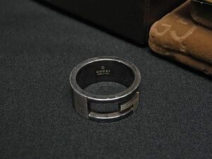 1円 GUCCI グッチ ブランデッドG SV925 リング 指輪 アクセサリー 表記サイズ 9 (約8号) レディース シルバー系 BK1399