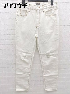 ◇ BAYFLOW DENIM ベイフロー デニム ダメージ加工 ジーンズ デニム パンツ サイズ3 ホワイト メンズ