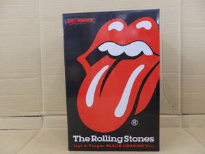 BE@RBRICK The Rolling Stones Lips & Tongue Black Chrome Ver. 100%&400% ローリング・ストーンズ