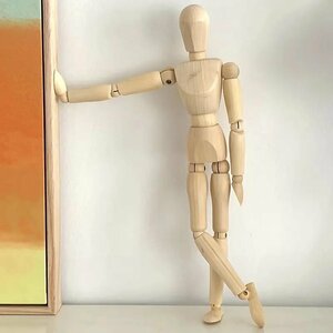 木製フィギュアモデル　デッサン　ジオラマ　人形　☆