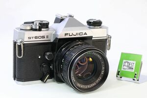 【同梱歓迎】実用■富士フイルム FUJIFILM FUJICA ST605II ボディ+EBC FUJINON 55mm F1.8■シャッター全速・露出計完動■AN242