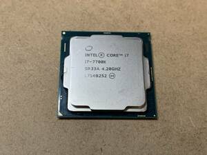 【正常動作確認済み】CPU Intel Core i7 7700K 4.2GHz 4コア8スレッド KabyLake PCパーツ インテル