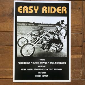 ポスター『イージー・ライダー』（Easy Rider）A3 ⑤★ピーター・フォンダ/デニス・ホッパー/アメリカンニューシネマ/ハーレー/チョッパー