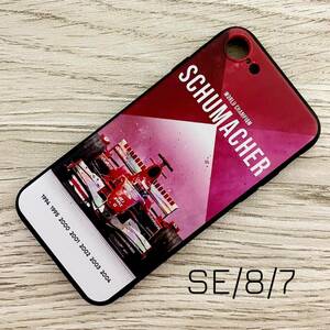ミハエル・シューマッハ ワールドチャンピオン iPhone 8 / 7 / SE ケース F1 フェラーリ Ferrari スマホ