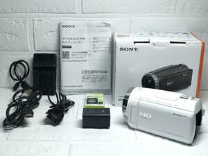 ★極美品★SONY ビデオカメラ Handycam HDR-CX680 ホワイト