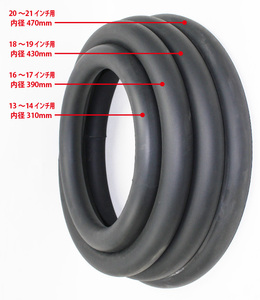 直径50ｍｍ 国内生産 ビードラバーリング 13～14インチ用 大口径 引っ張りタイヤ タイヤ交換 補助 ビードヘルパー ビードリング ゴム