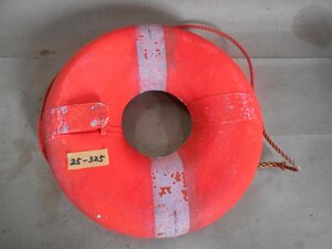 25-325 小型船舶用救命浮環 KSK-2号 ハードタイプ 運輸省型式承認 桜マーク有り 法定備品、船検等 中古品