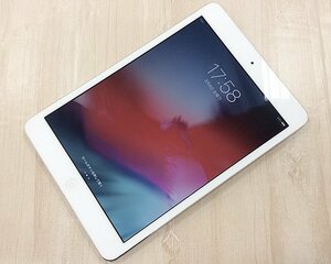 送料無料!! Apple iPad mini2 32GB Wi-Fi iPad mini Retina シルバー 7.9インチ A1489 中古良品★充電ケーブル付き【格安★まとめ買える】