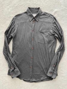 HELMUT LANG SHIRT size38-15 イタリア製長袖シャツ メンズ カットソー グレー BDシャツ ヘルムートラング シャツ ９０年代 本人デザイン