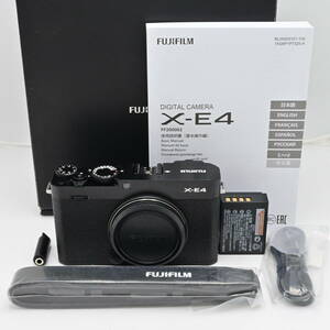 ショット数僅か『62』 富士フイルム(FUJIFILM) ミラーレスデジタルカメラ X-E4 ボディ ブラック
