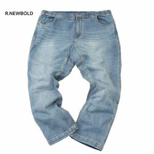 R.NEWBOLD ポールスミス 通年 USED加工★ テーパード デニム パンツ ジーンズ Sz.XL　メンズ 大きいサイズ　A4B01564_3#R