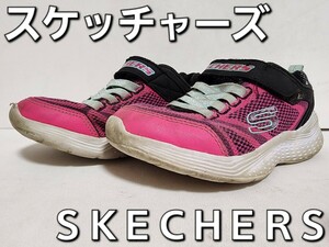 ★◆スケッチャーズ◆SKECHERS◆スナップ スプリンツ◆ＳＮＡＰ ＳＰＲＩＮＴＳ◆SN81372L◆ピンク×ブラック◆２０.０cm◆JS◆中古品◆★