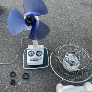 日立 HITACHI扇風機 D-626 AC 30CM desk fan 昭和レトロ　動作確認済み　現状品 アンティーク 