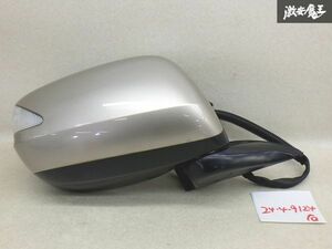 【保証付】 ホンダ 純正 GE8 フィット ドアミラー サイドミラー 右 右側 運転席側 年式 2009 電動格納 9ピン YR-525M メタリック系 棚7-3