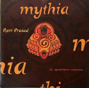 (C15H)☆インド音楽レア盤/ラヴィ・プラサード/Ravi Prasad/Mythia/La Symphonie Indienne☆