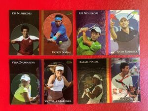 ☆11 ACE　インサート等 13枚セット（錦織圭、DJOKOVIC、NADAL、FEDERER、SHARAPOVA、TSONGA、WOZNIACKI、AZARENKA、RODDICK）☆