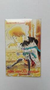 ★名探偵コナン　サンデー３７周年記念　テレカ　青山剛昌