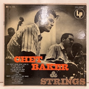●即決LP Chet Baker / and Strings j34098 米盤、6eye Dg Mono Gg チェット・ベイカー Bud Shank