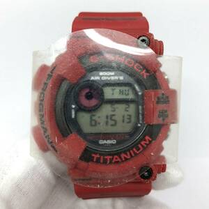 ジャンク G-SHOCK ジーショック 【ITAV4QGQ4DWD】 カシオ 腕時計 DW-8200F-4JR フロッグマン マスターオブG 西暦2000年特別仕様モデル 赤蛙