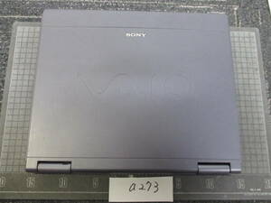 　a273　　　SONY 　VAIO 　ＰＣＧ-ＸＲ1Ｆ/ＢＰ　　ノートPC　　