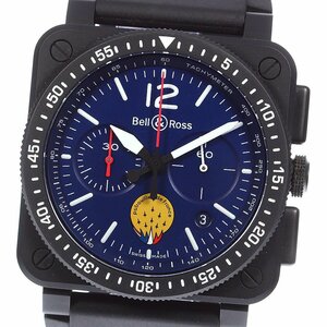 ベル＆ロス Bell＆Ross BR0394-PAFI-CE/SRB BR03-94 パトルイユ・ド・ フランス リミテッド 自動巻き メンズ 美品 箱付き_797952