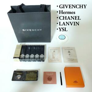 【未使用！まとめ売り】GIVENCHY Hermes CHANEL YSL ハイブランド コスメ 化粧品 スキンケア用品 美容グッズ UVケア ショッパー【k397】