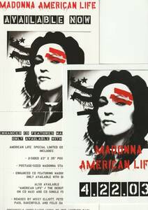 MADONNA　マドンナ　AMERICAN LIFE　US製 非売品 ディスプレイ 2種セット