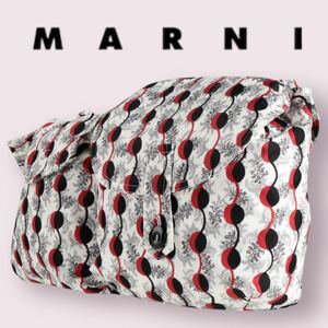 未使用 Marni Bum Bags In White マルニ ウエストバッグ ヒップバッグ 機能性ナイロン マルチカラー レディース