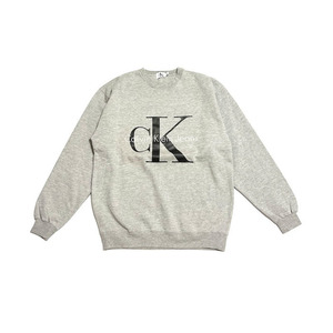 【送料無料】90s CK Calvin Klein Jeans ロゴスウェット トレーナー vintage 古着 オールドスクール