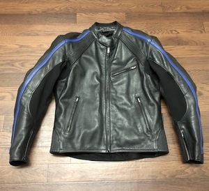 コミネ KOMINE　レザージャケット　牛革　2XL ライナー付　バイク　ライダース