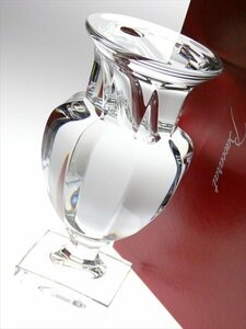 N519 Baccarat バカラ クリスタル 高級 希少シリーズ ダークサイド フール フィリップ・スタルク デザイナーズ ベース 花瓶 飾壷
