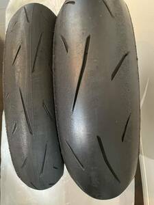 ①ダンロップ　α13SP 150/60R17 M/C　66H 110/70R17 M/C 54H フロントリアセット　中古　DUNLOP 