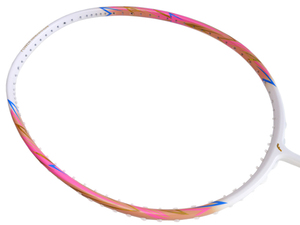 ◆FLEX POWER◆SPEED BOOSTER 100 WHITE/PINK◆7U◆超軽量◆MAX30LBS◆バドミントンラケット◆ホワイト/ピンク◆白/桃