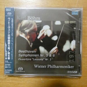 4543638800261;【未開封/SACDシングルレイヤー】ベーム / ベートーヴェン : 交響曲 第5番&第6番/レオノーレ序曲第3番(ALTSA026)