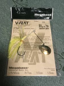 メガバス Vフラット 5/16oz HS シングルコロラド V-FLAT Megabass スピナーベイト